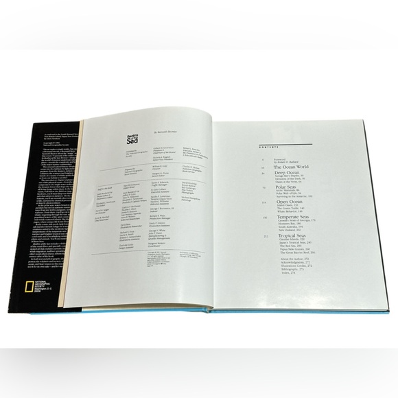 National Geographic : Realms of the Sea by Kenneth Brower, 1991 Hardcover - Picture 3 of 5